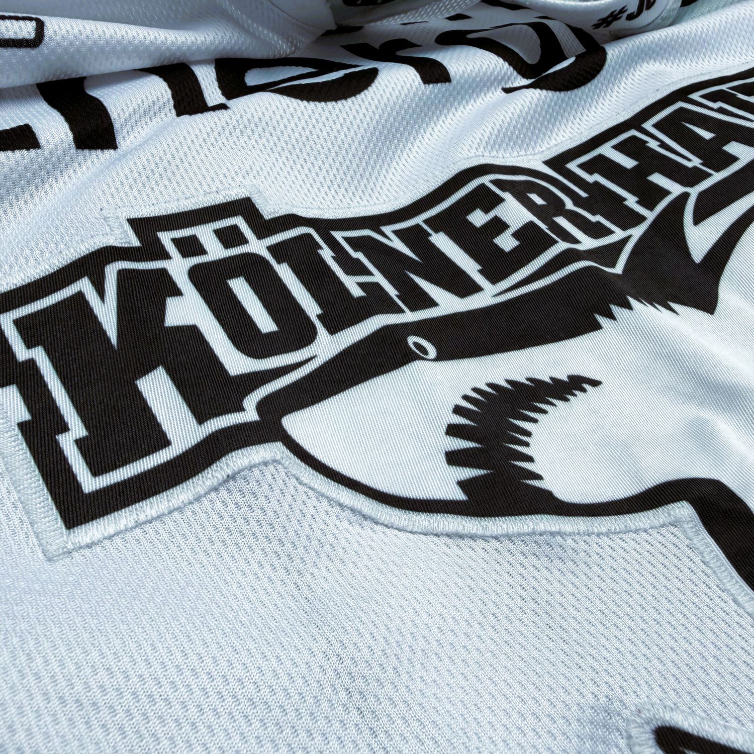 T-Shirt, Print, Graphic, White, Black