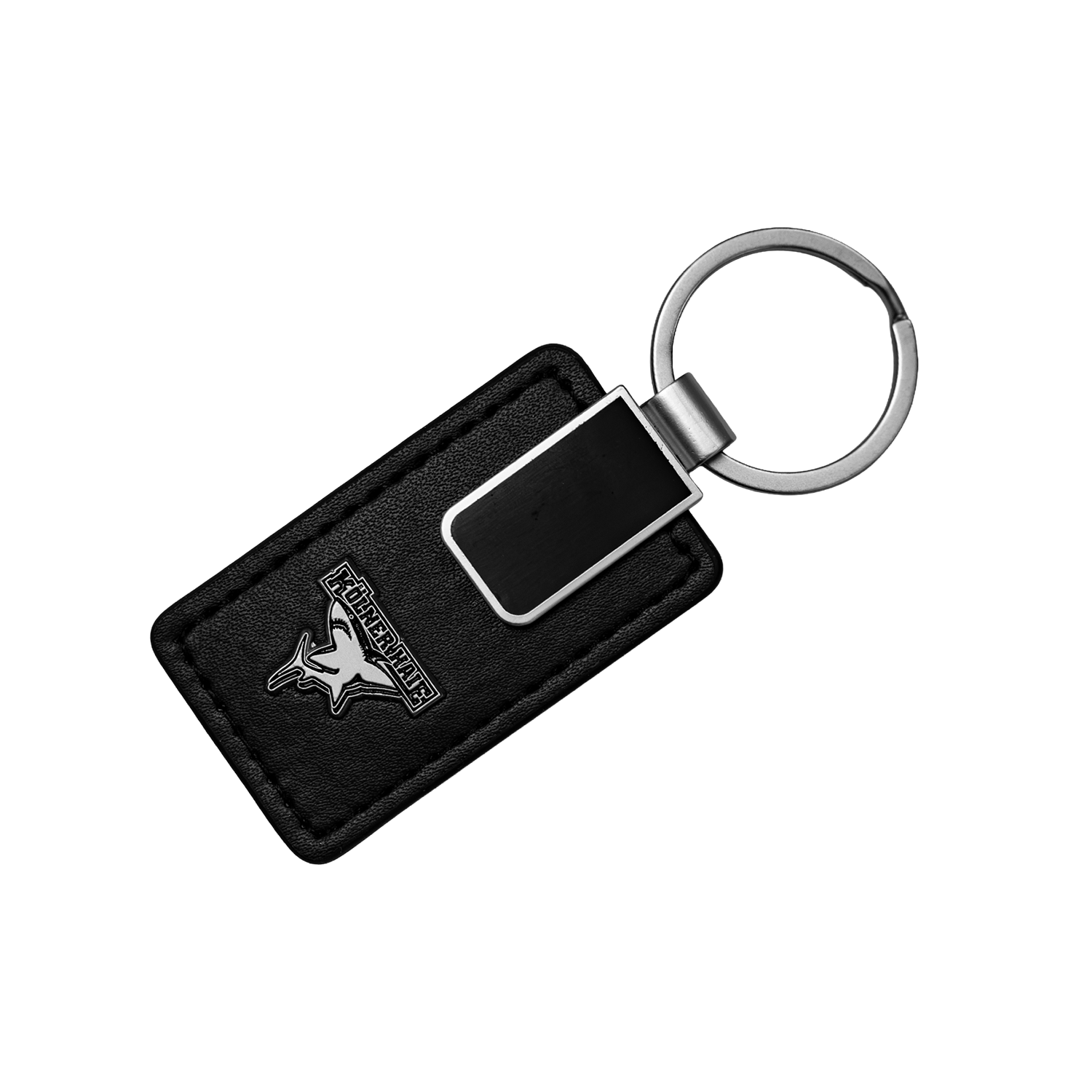 Schlüsselanhänger, Leather, Schwarz, Kette, Gürtelschnalle