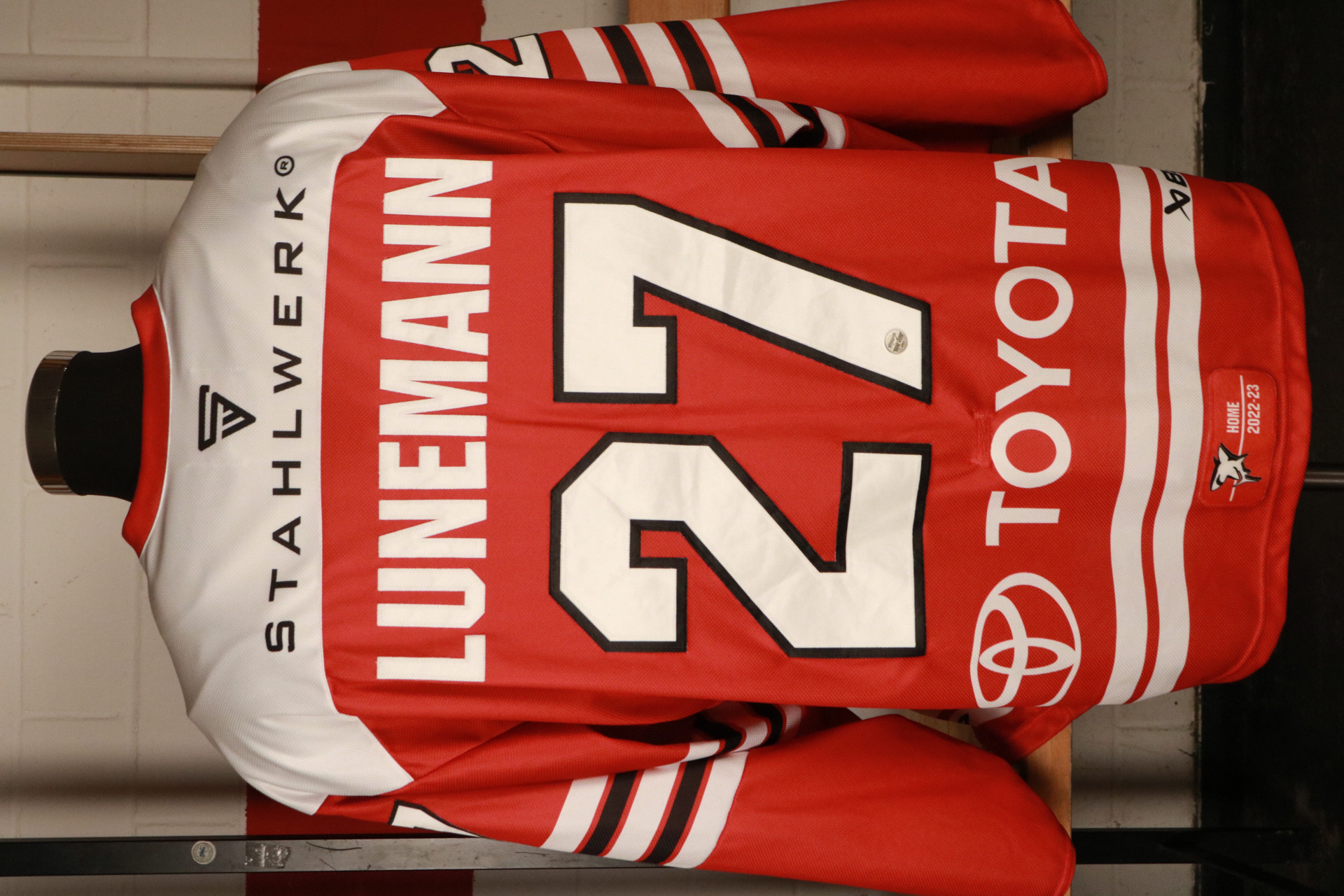GAME WORN JERSEY | HOME 22-23 | #27 LUNEMANN | gr. G-2XL