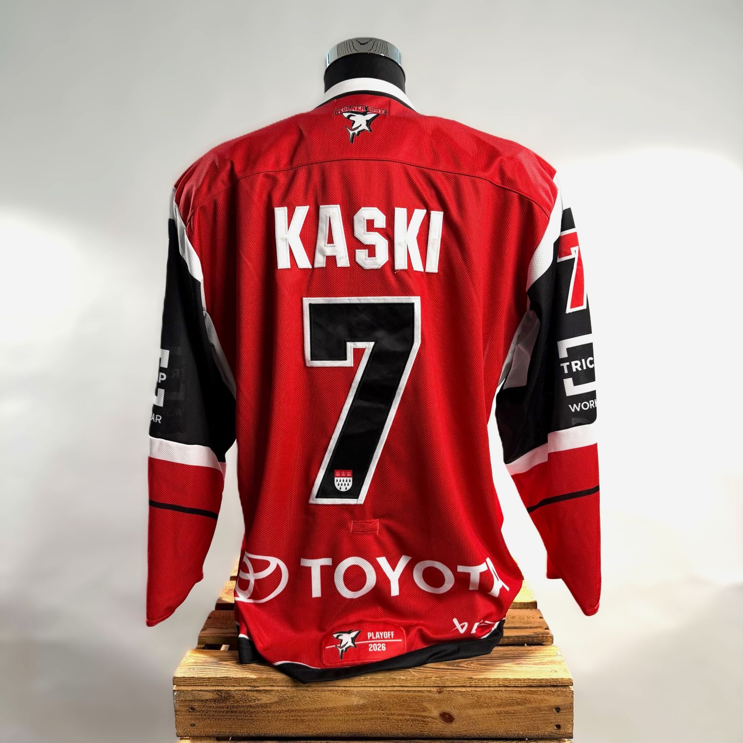 jersey, Eishockey, rot, Nummer7, Toyota