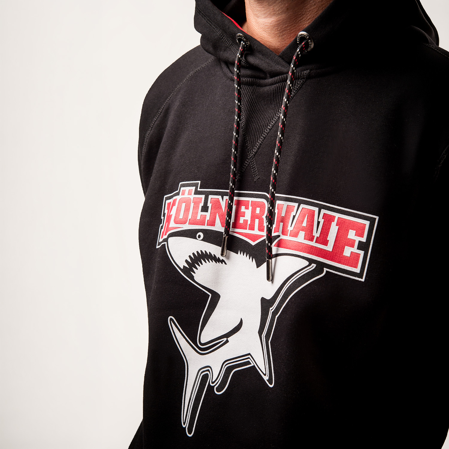 hoodie, schwarz, grafik, logo, gewob