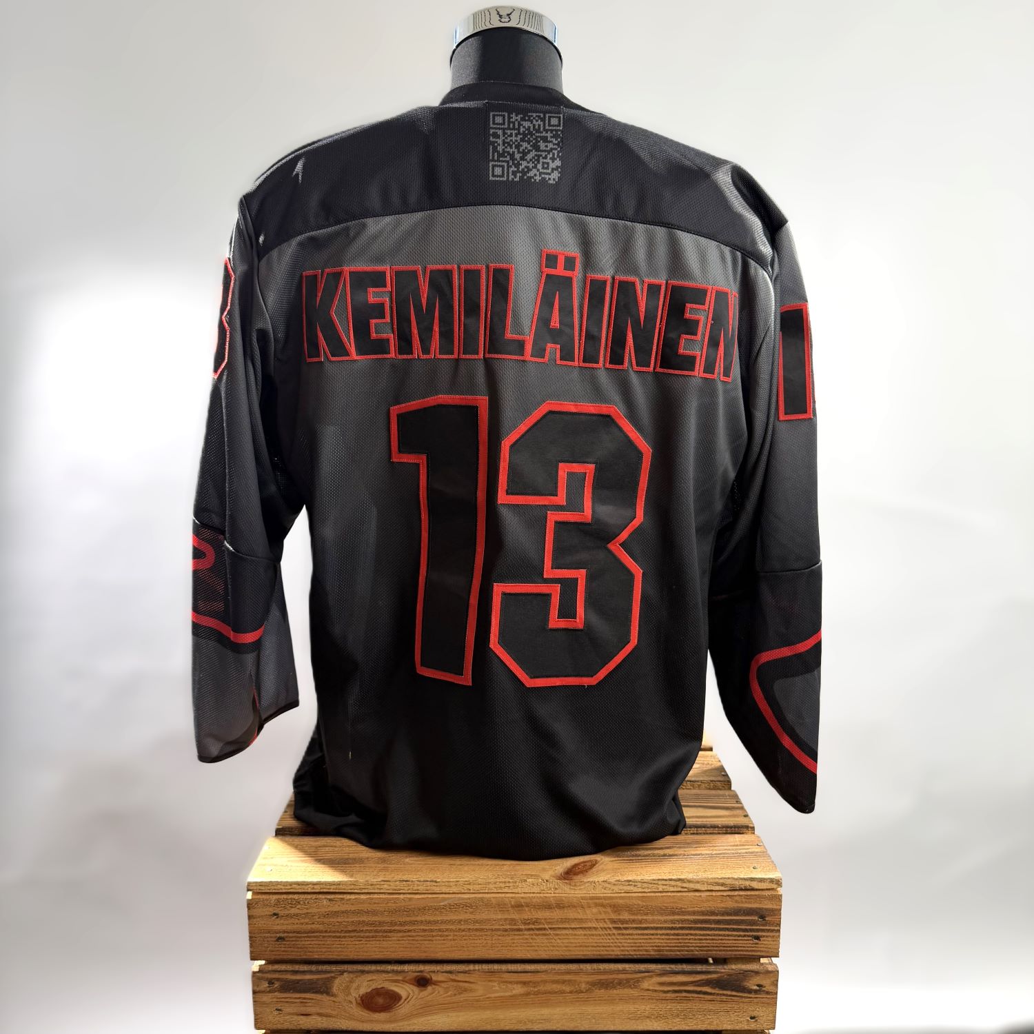 Jersey, Schwarz, Rot, Nummer13, Kemnlainen