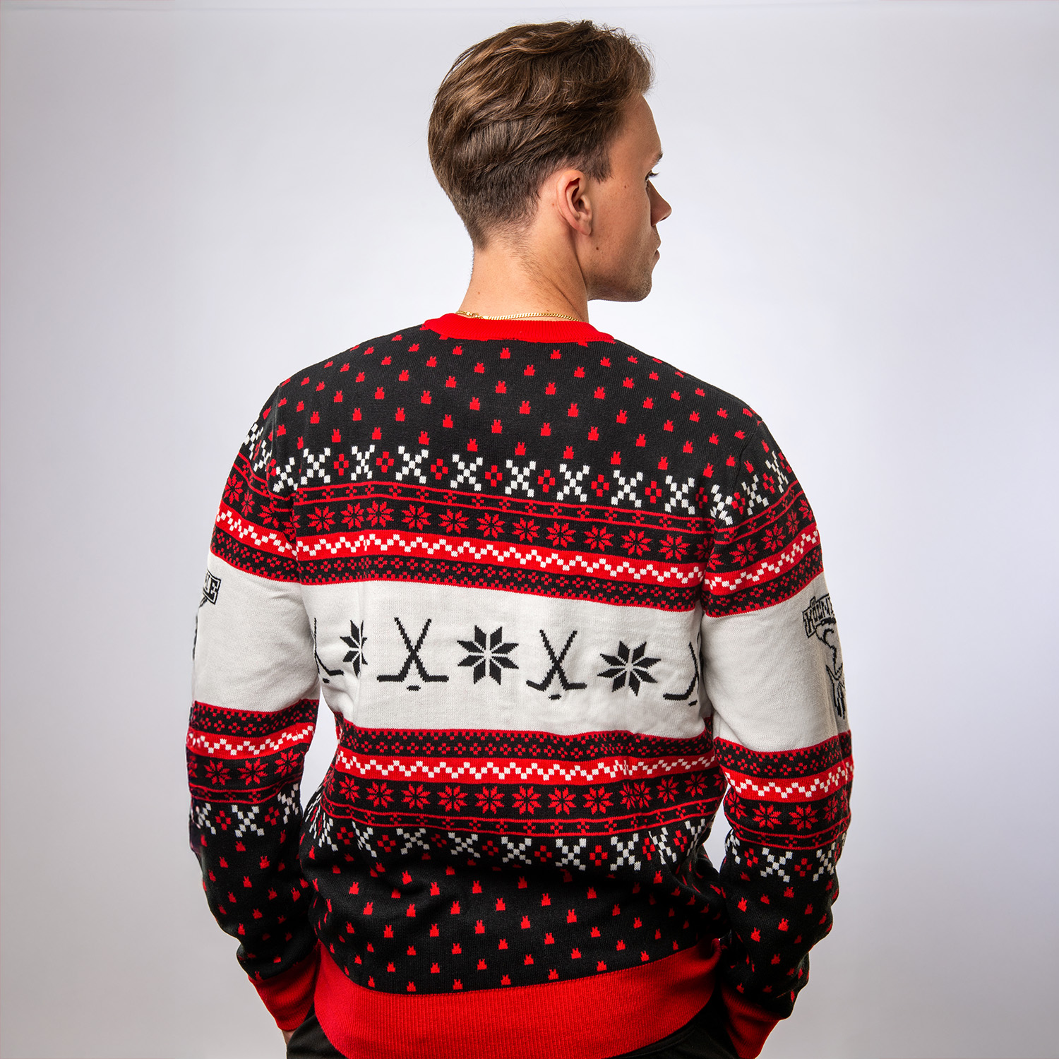 Strickwaren, Pullover, Erwachsener, Mann, Person