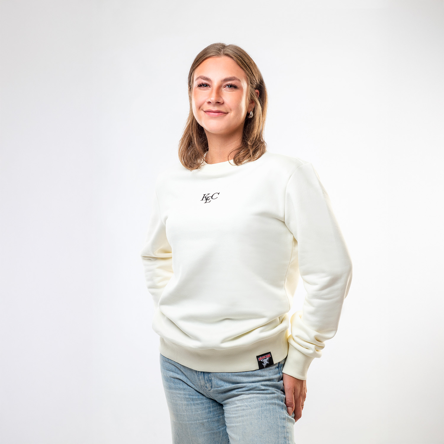 Langarm, Pullover, Erwachsener, Person, Frau