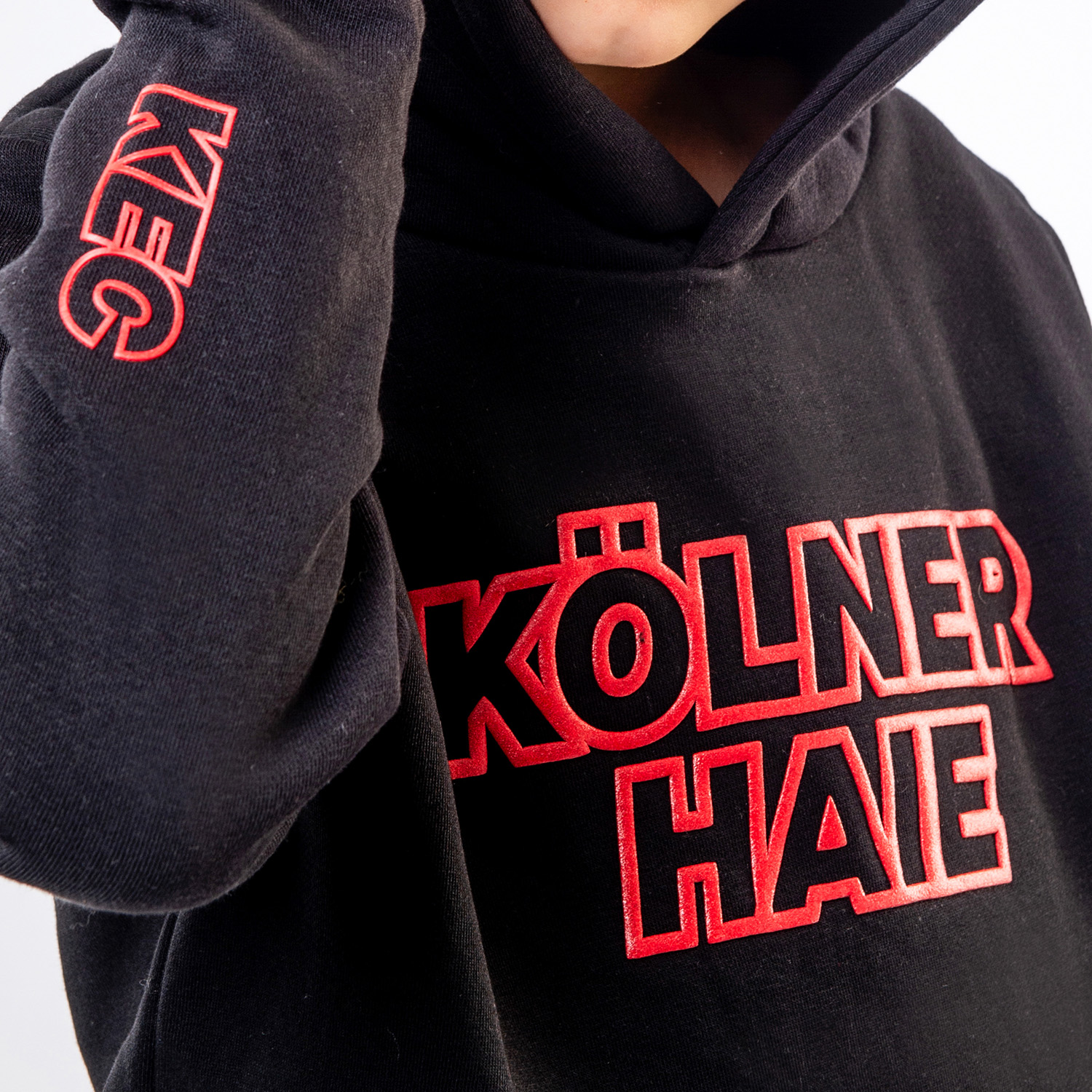 Strickwaren, Pullover, Sweatshirt, Kapuzenpulli, Person