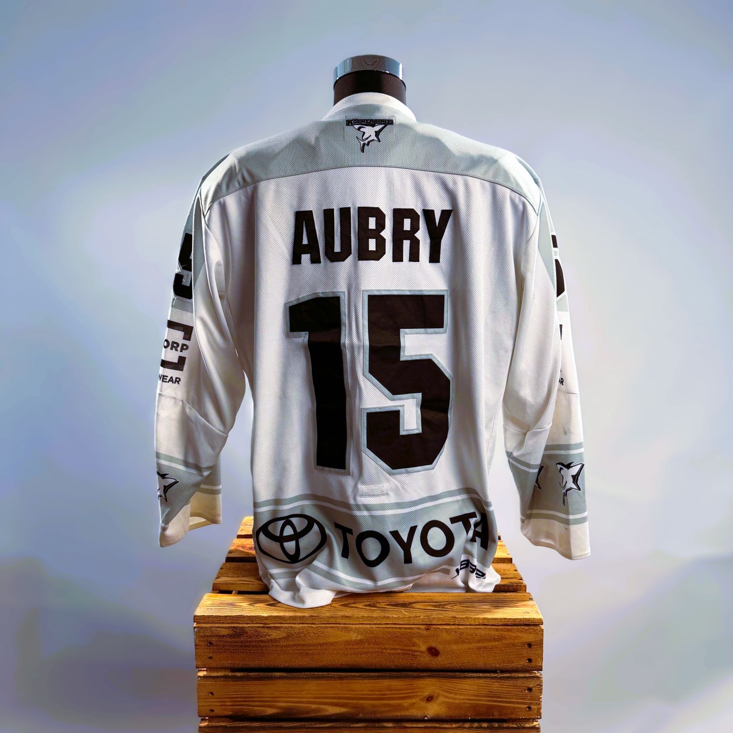 Jersey, Sports Jersey, White Jersey, Number 15, Toyota logo