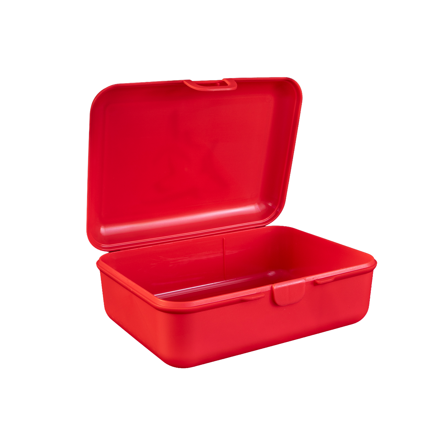 Lunchbox, Rot, Plastik, Aufbewahrung, Offener Deckel
