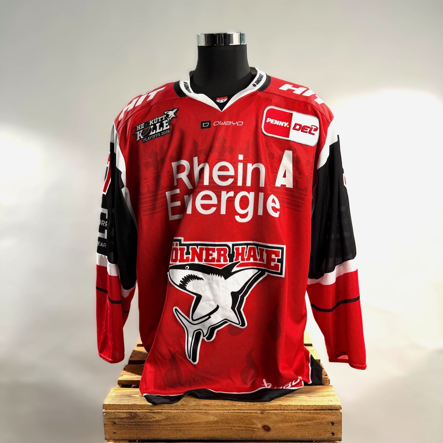 Jersey, Hockey, Roter Jersey, Logo-Grafik, Muster Druck