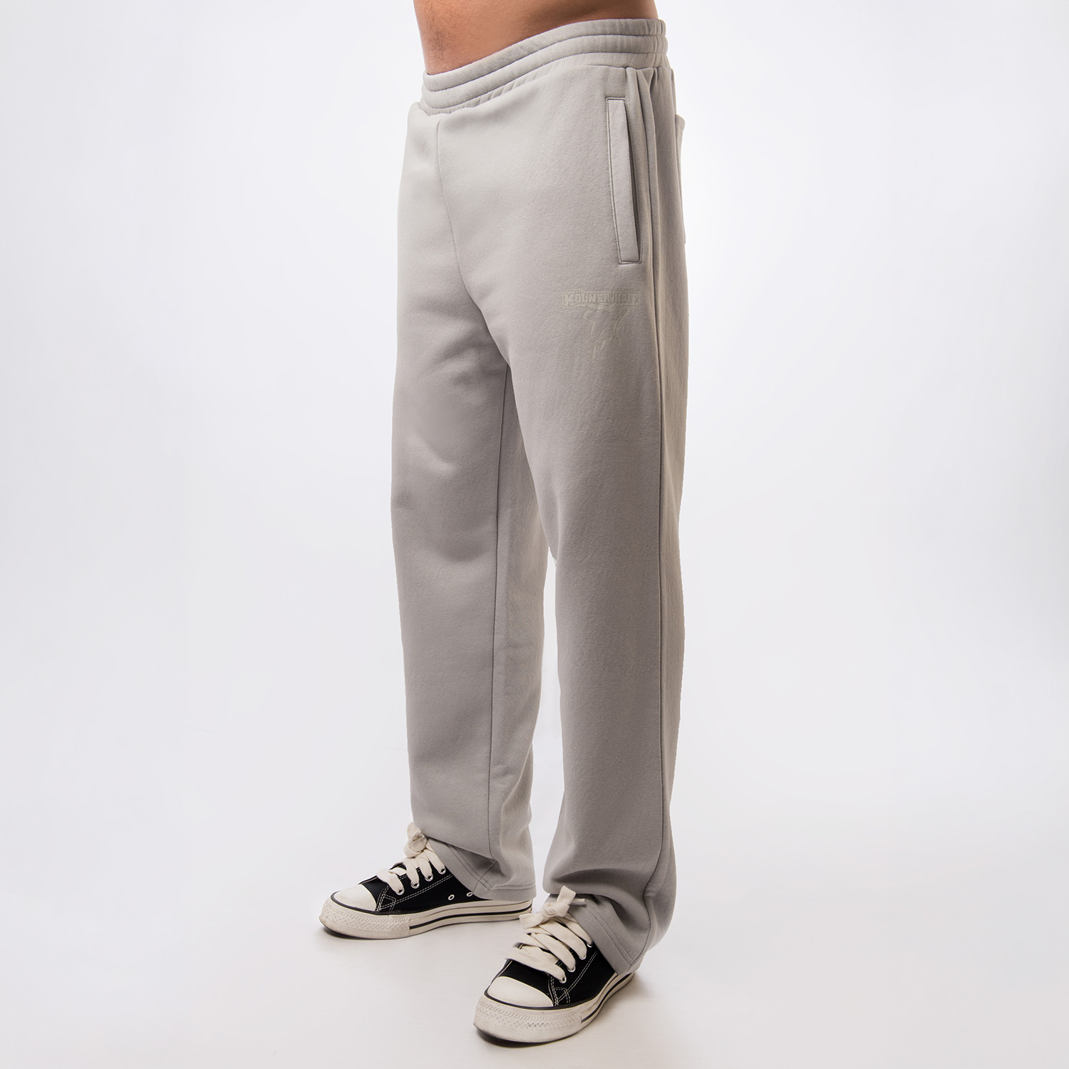 Sweatpants, Jogger, Grau, Loose-fit, Drawstring