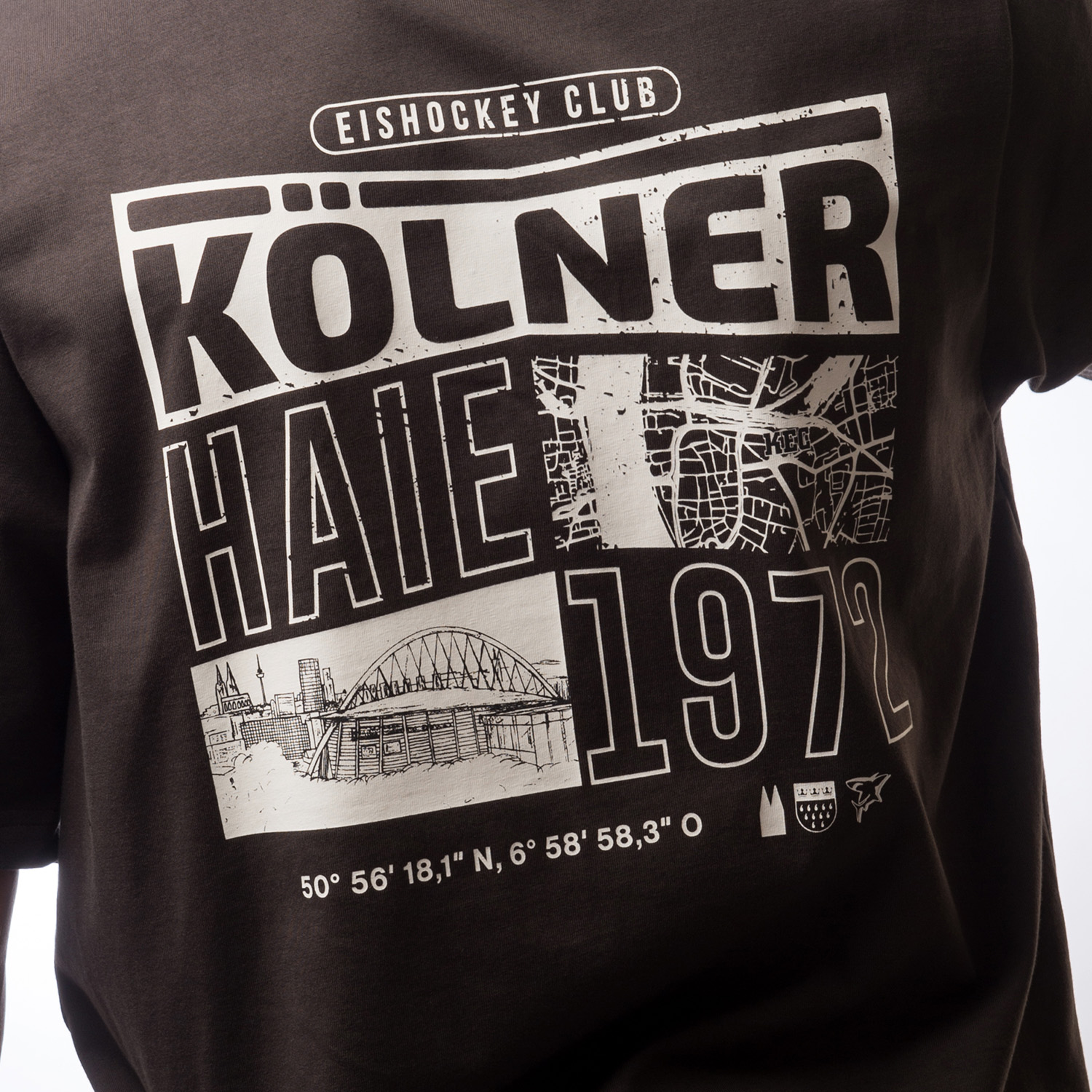 T-Shirt, Grafikdruck, Schwarz, Kunststoff?