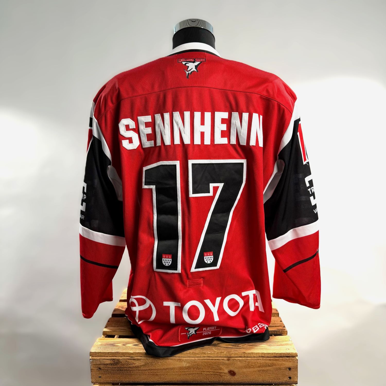 Hockeytrikot, Sportswear, Rot, Schwarz, Nummer-17