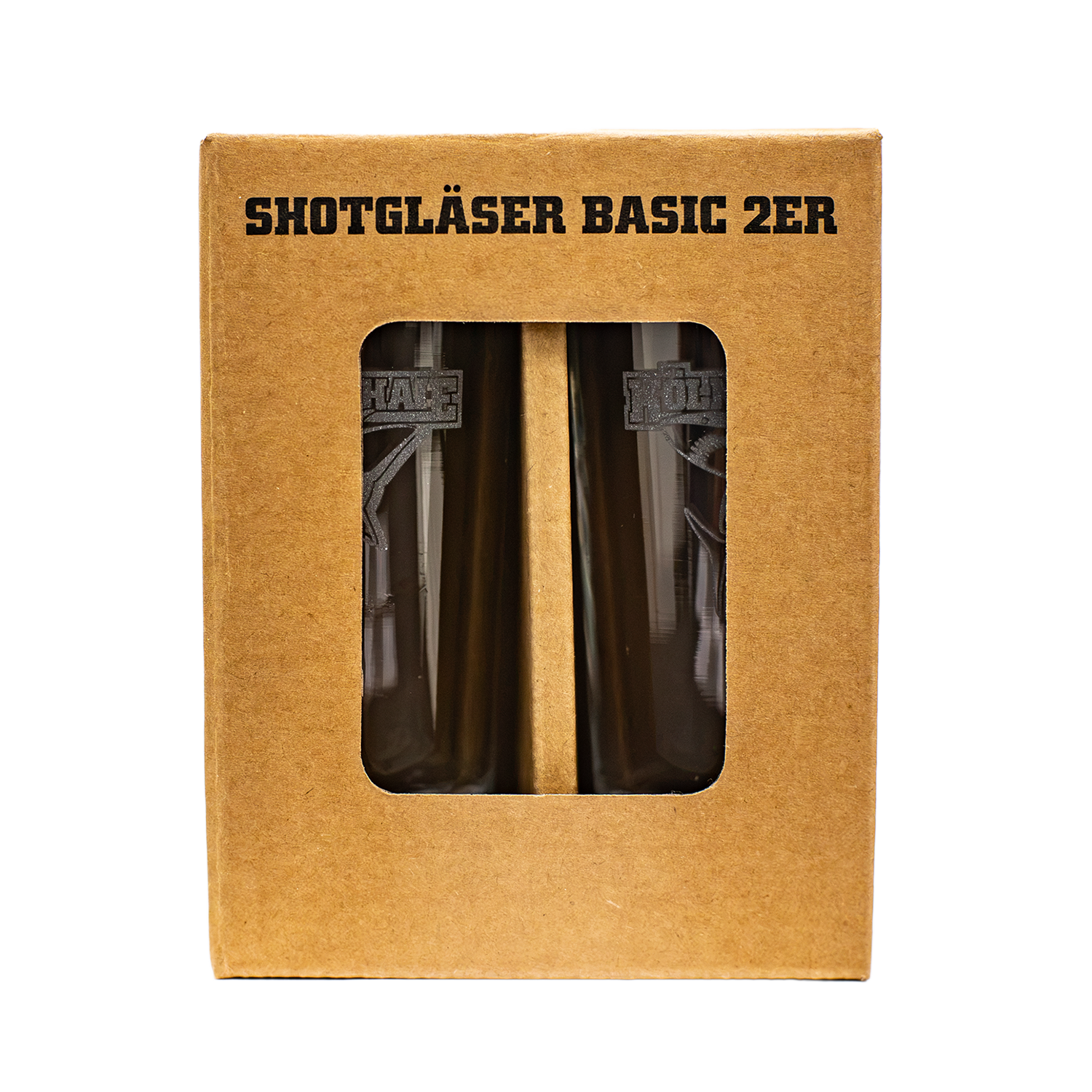 Shotgläser, Basic 2er, Gläser, Langhals, Transparent