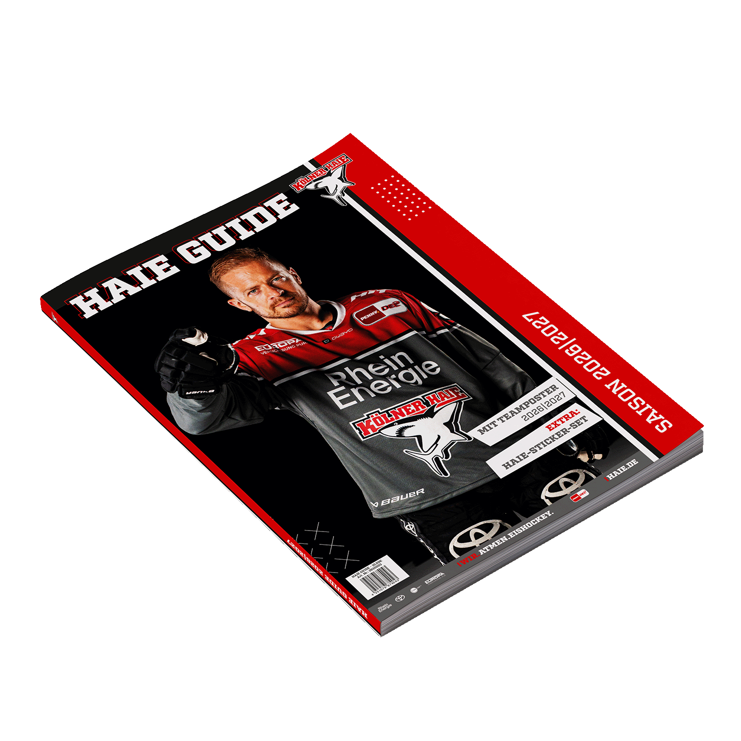 Halle Guide, Magazin, Hockey, Schwarzrot, Roter Rand