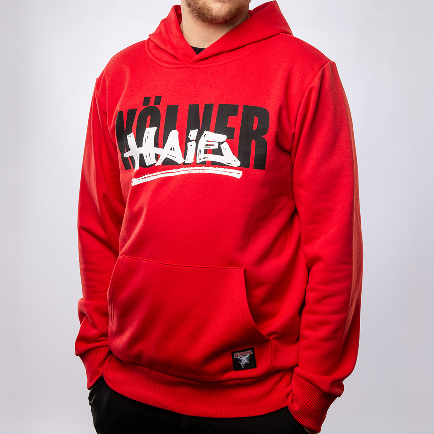 Hoodie, Rote Hoodie, Grafik-Hoodie, Kängurutasche, Langarm