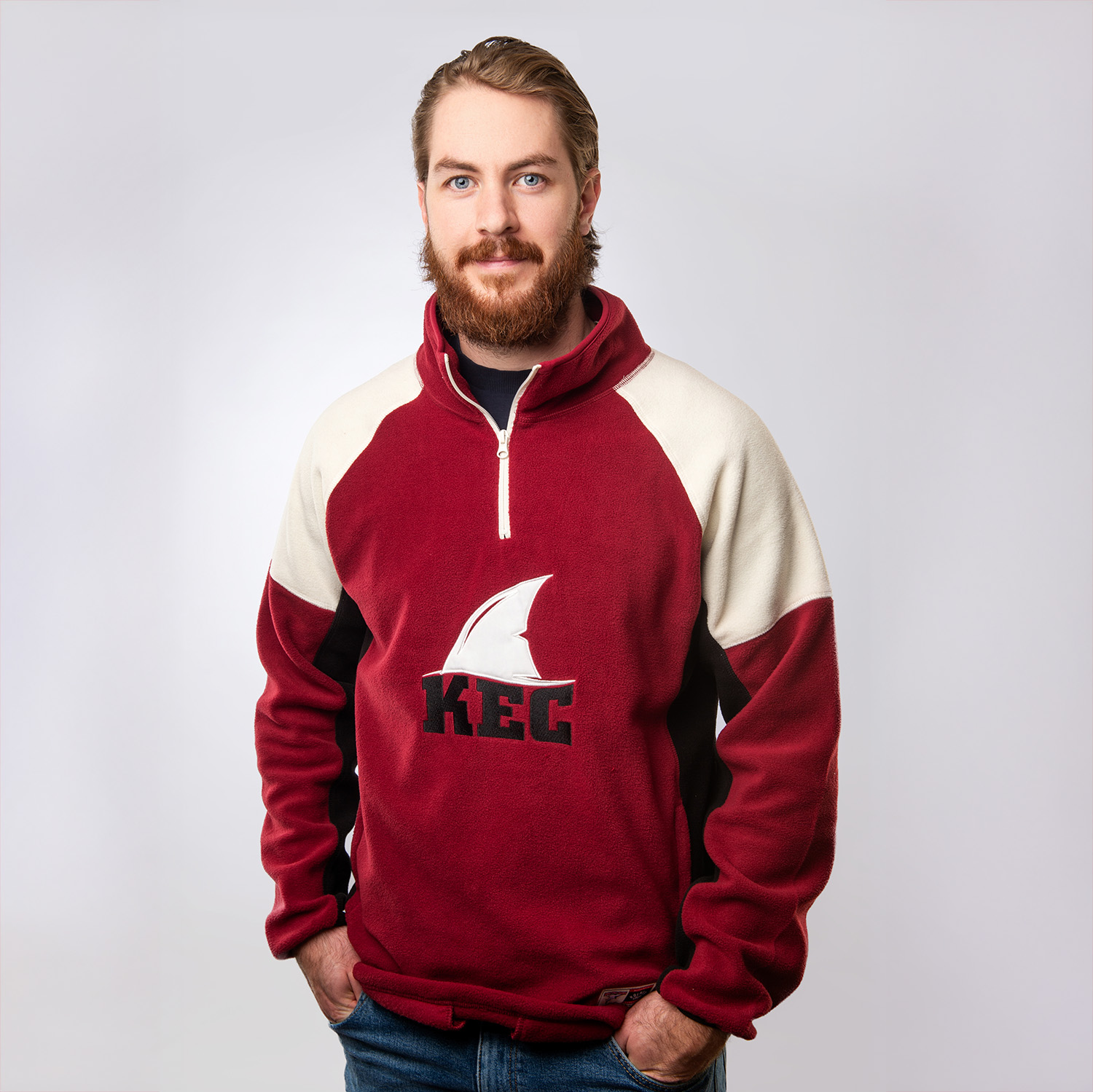 Fleece-Zip SHARK Strickwaren, Pullover, Sweatshirt, Kapuzenpulli, Fleece