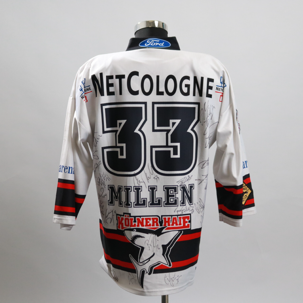 HOME JERSEY | 2000-01 | #33 MILLEN | gr. XL unterschrieben