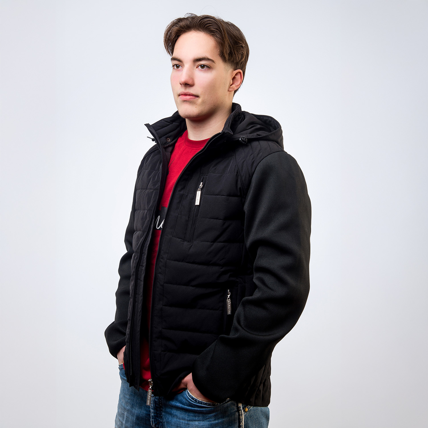 Mantel, Jacke, Jeans, Person, Gesicht