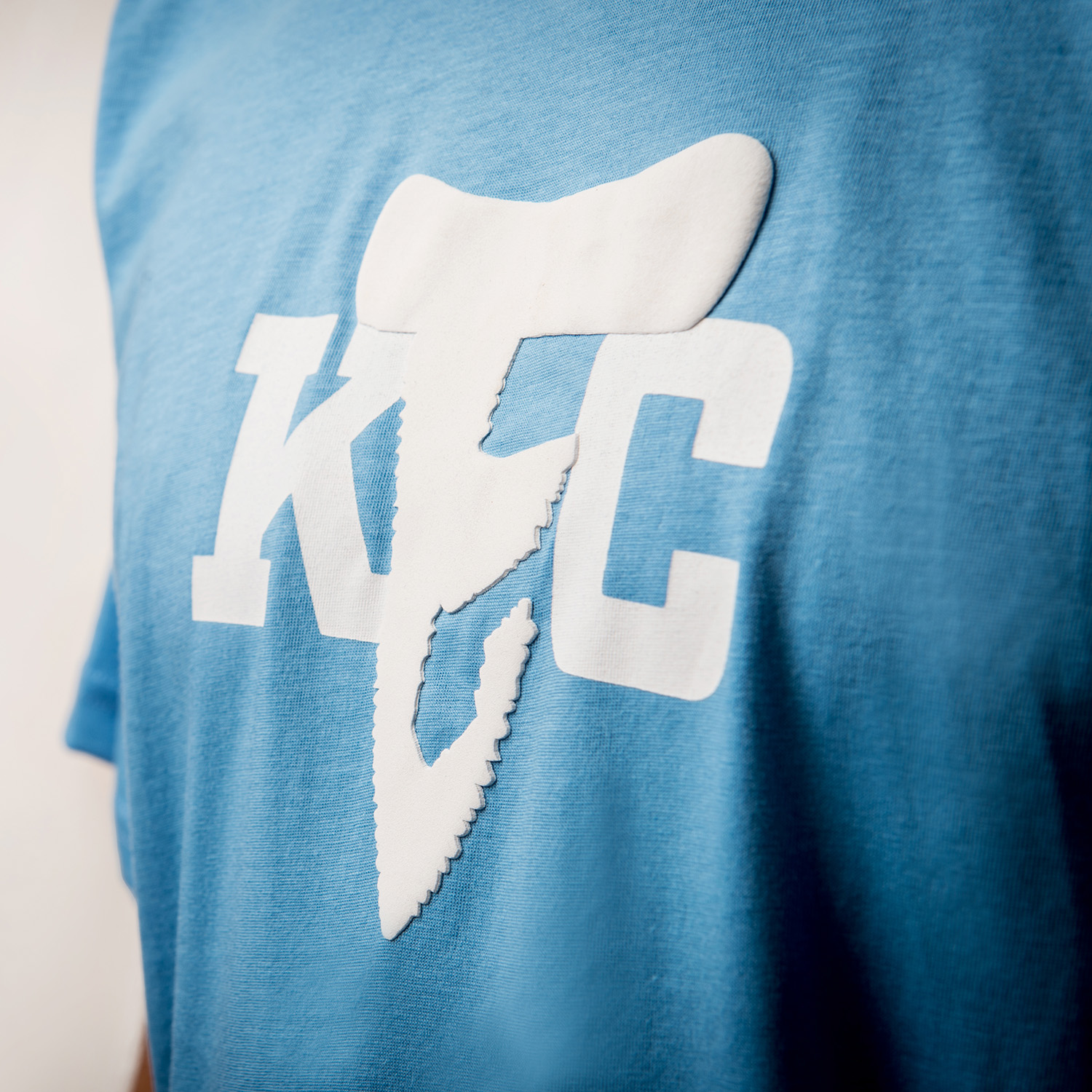 t-shirt, blau, grafik, logo, baumwolle