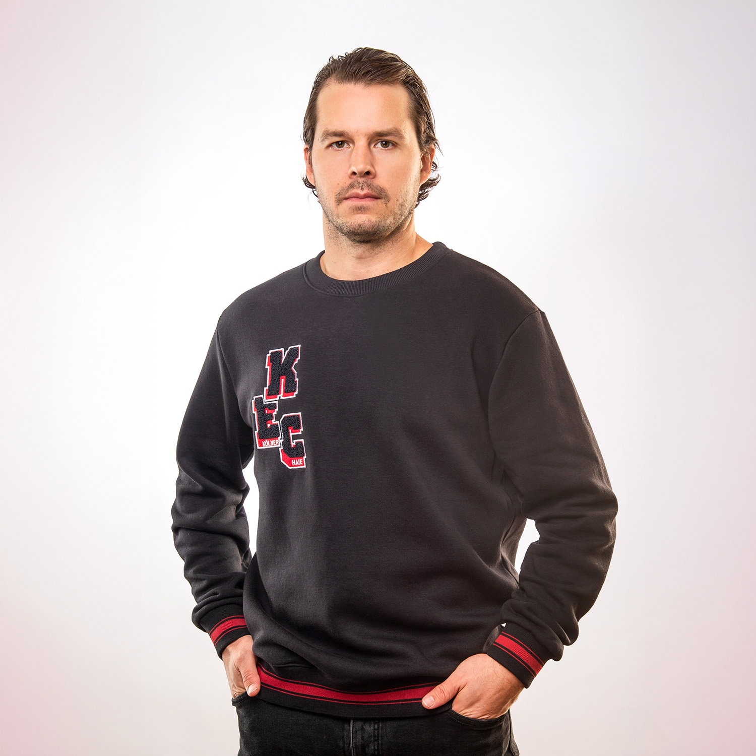 Langarm, Pullover, Sweatshirt, Mann, Person