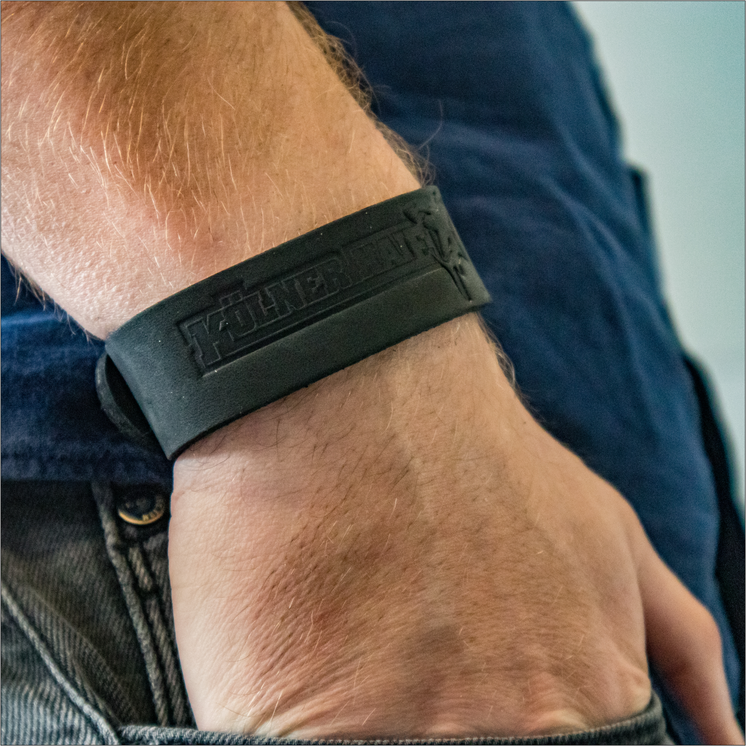 Lederarmband LOGO