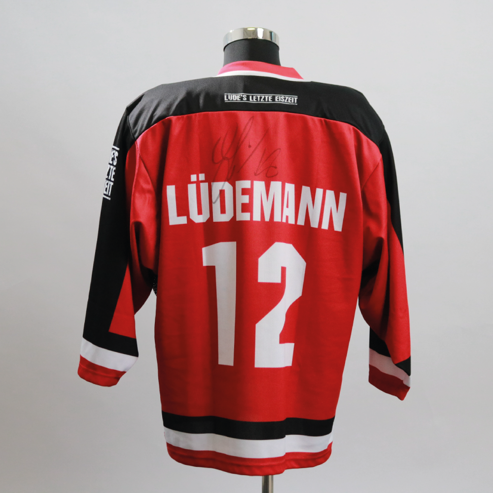 JERSEY LÜDES LETZTE EISZEIT | #12 LÜDEMANN | gr. XL unterschrieben