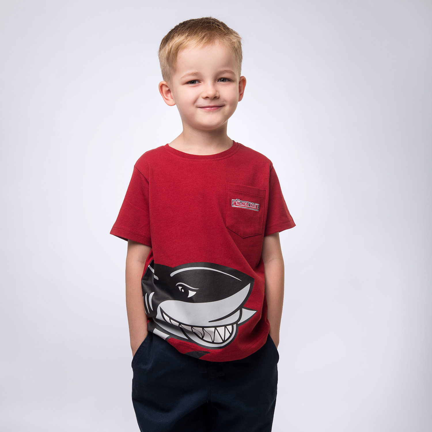 Kindershirt, Rotes T-Shirt, Motivdruck, Kurzarm, Kleidung