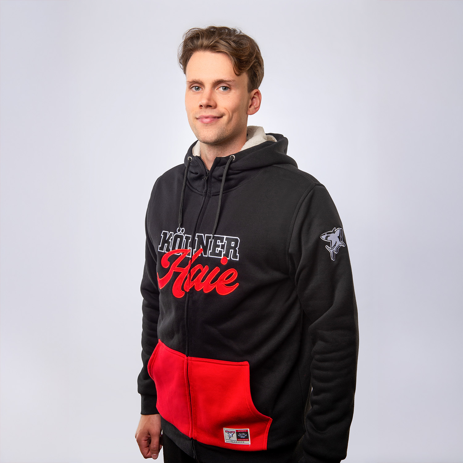 Zip-Sweat HAIE Bekleidung, Strickwaren, Pullover, Sweatshirt, Kapuzenpulli