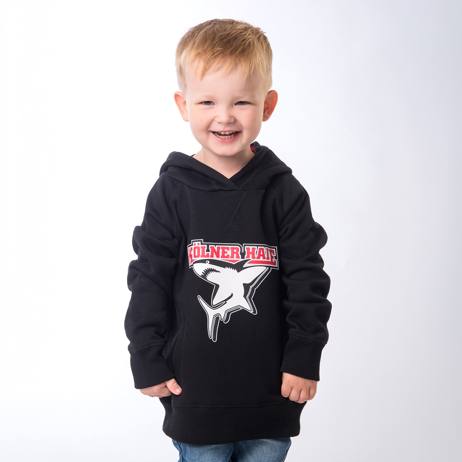Kinderhoodie, Schwarze Hoodie, Hoodie mit Print, Langarmshirt, Kleidung Jungen