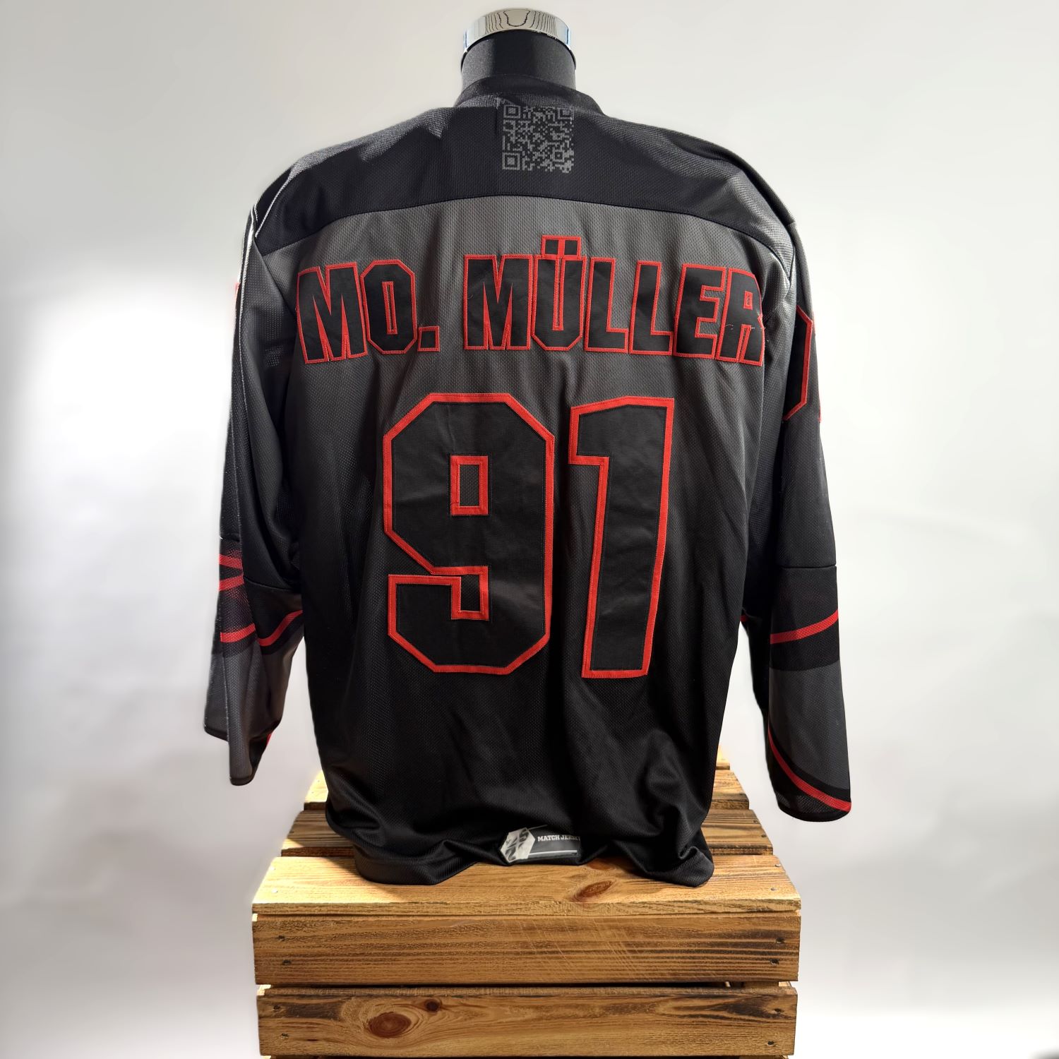 Jersey, Goalie-Jersey, Sport-Jersey, Zahlenreihe, Langarm