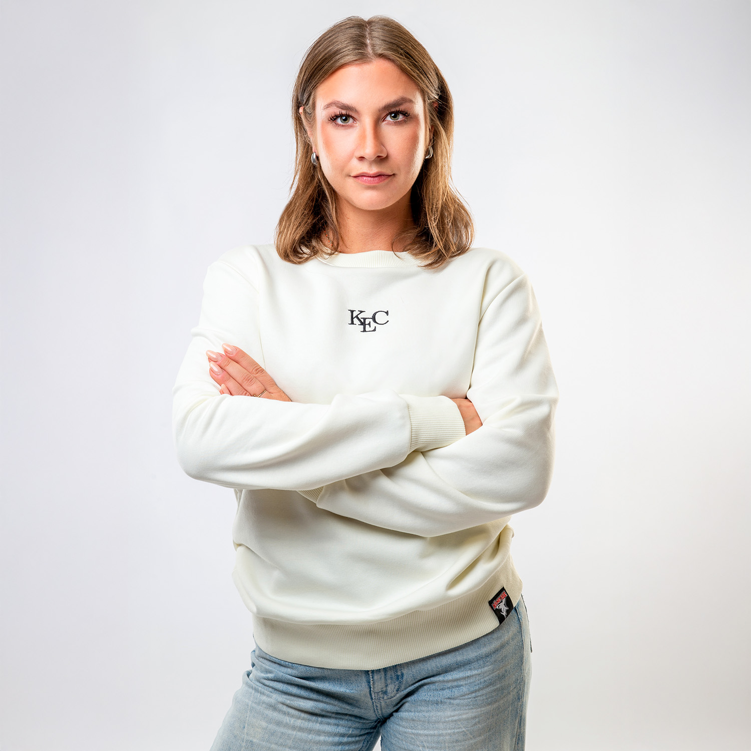 Langarm, Pullover, Erwachsener, Person, Frau