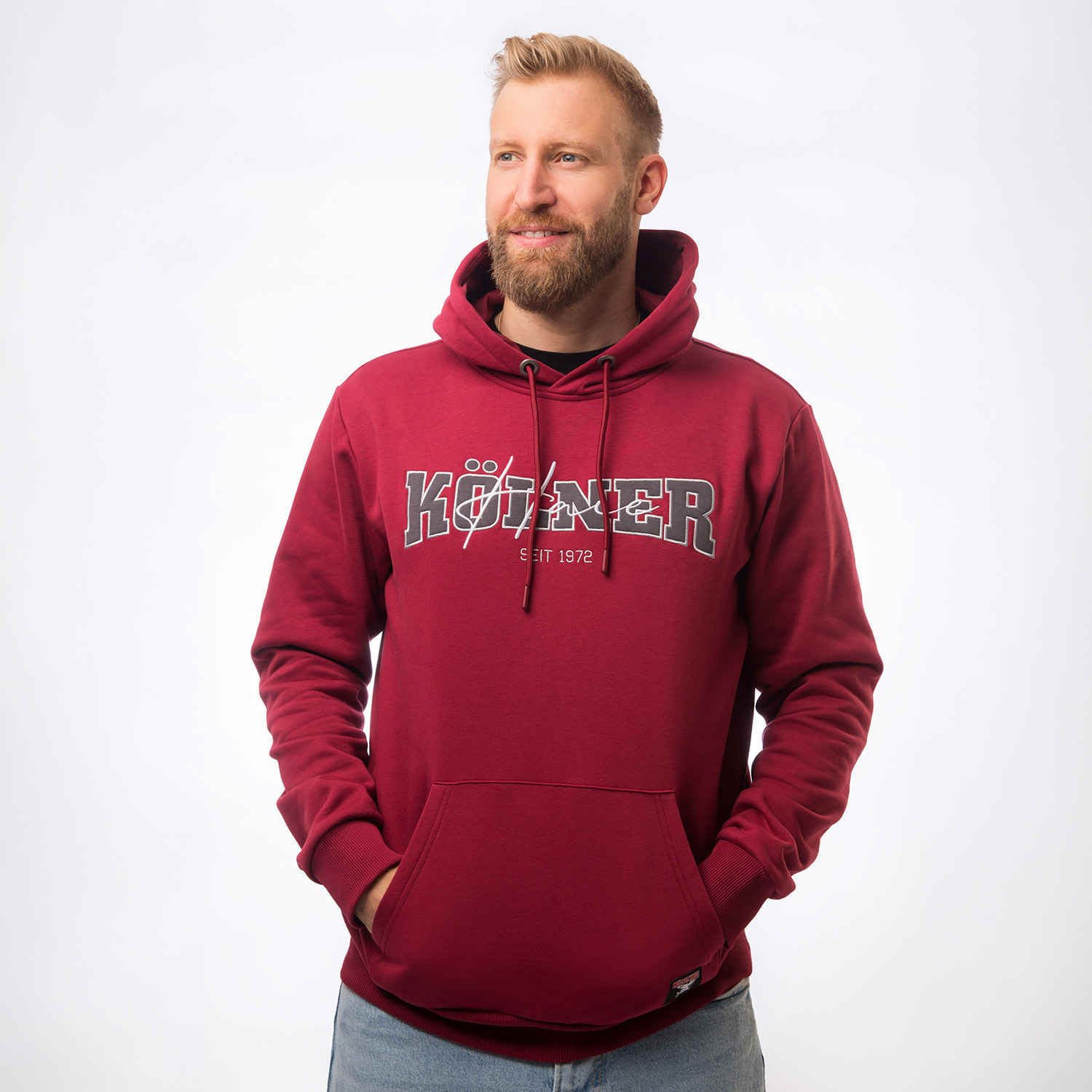 Hoodie, Kapitän, Pullover, Kapuze, Rote Farbe