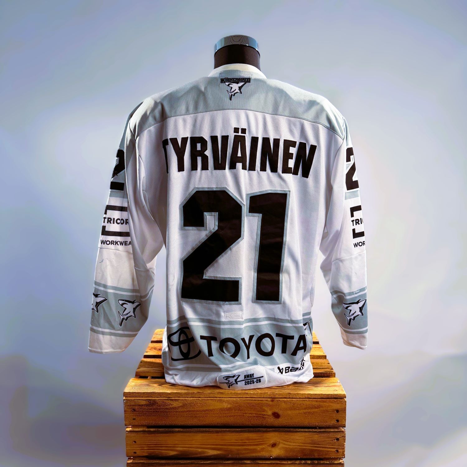 Jersey, Hockey, Nummer 21, Weiß, Toyota Logo