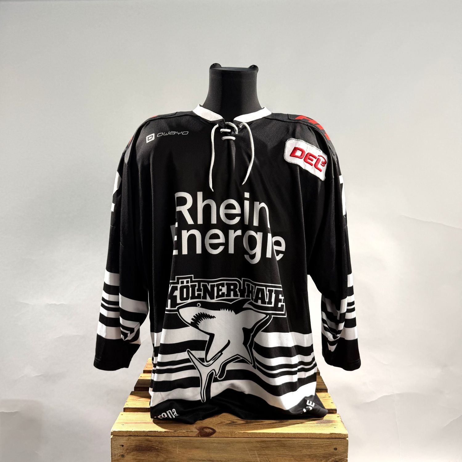 Hockeytrikot, Schwarz, Weiß, Motorsport, Aufnäher