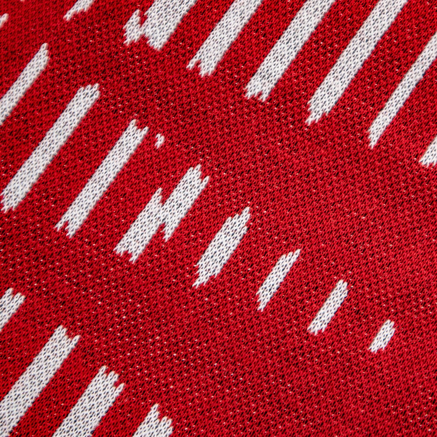 Knitted fabric, Rote Farbe, Weißes Muster, Textilstruktur, Stofftextur