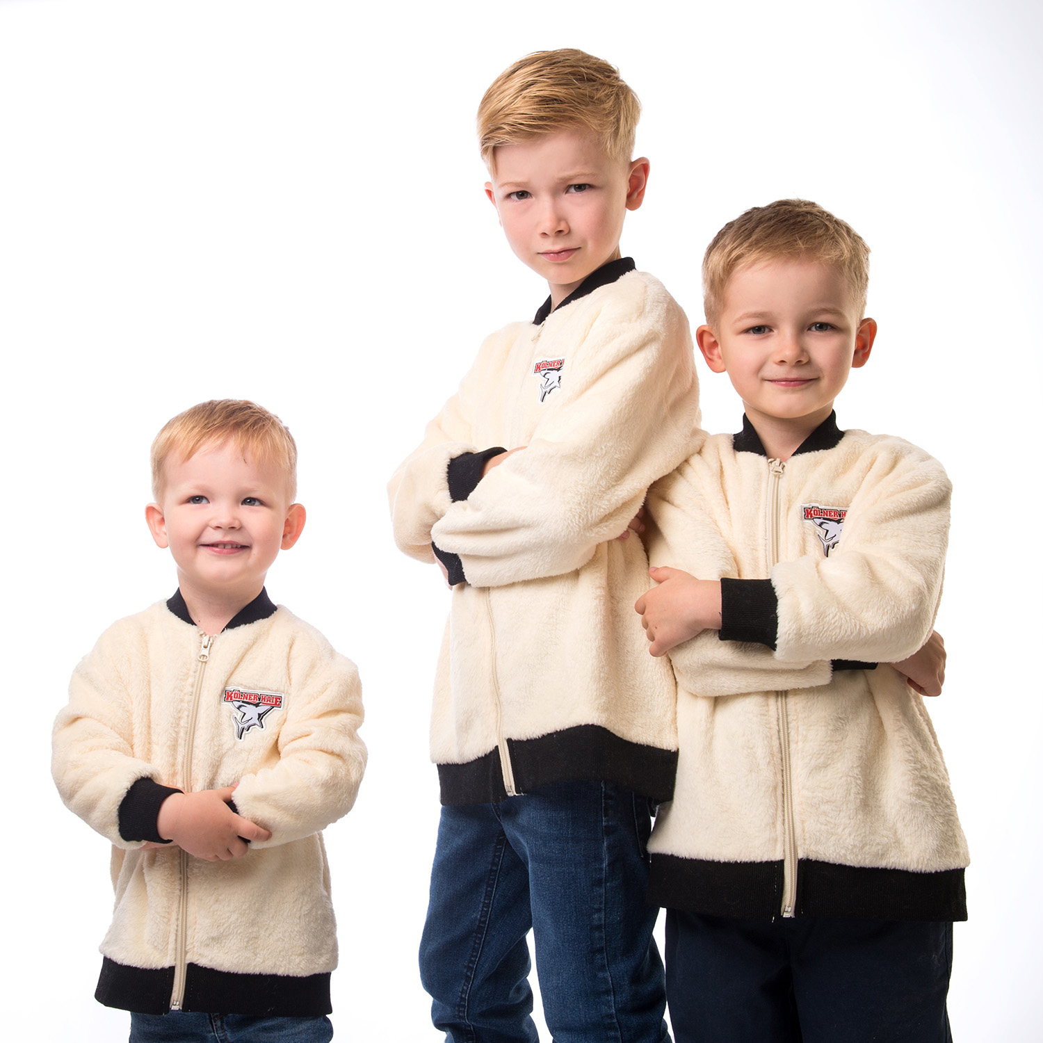 Kinderjacke, Fleecjacke, Beige, (no hood), Dreier-Set?