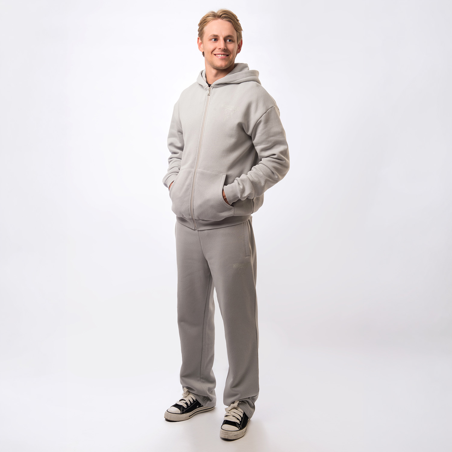 Hoodie, Sweatpants, Kapuzenjacke, Fleece, Beige