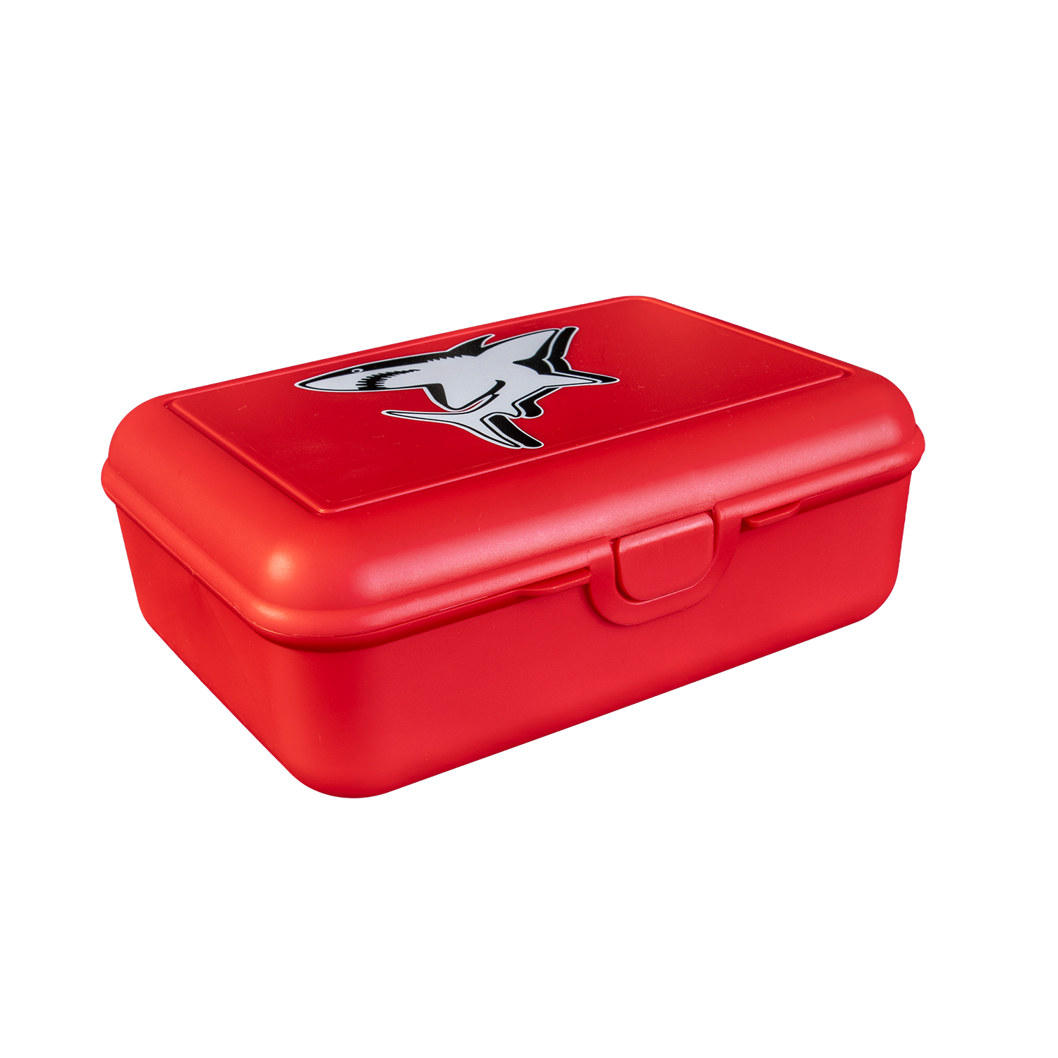 brotdose, rot, box, fisch, logo
