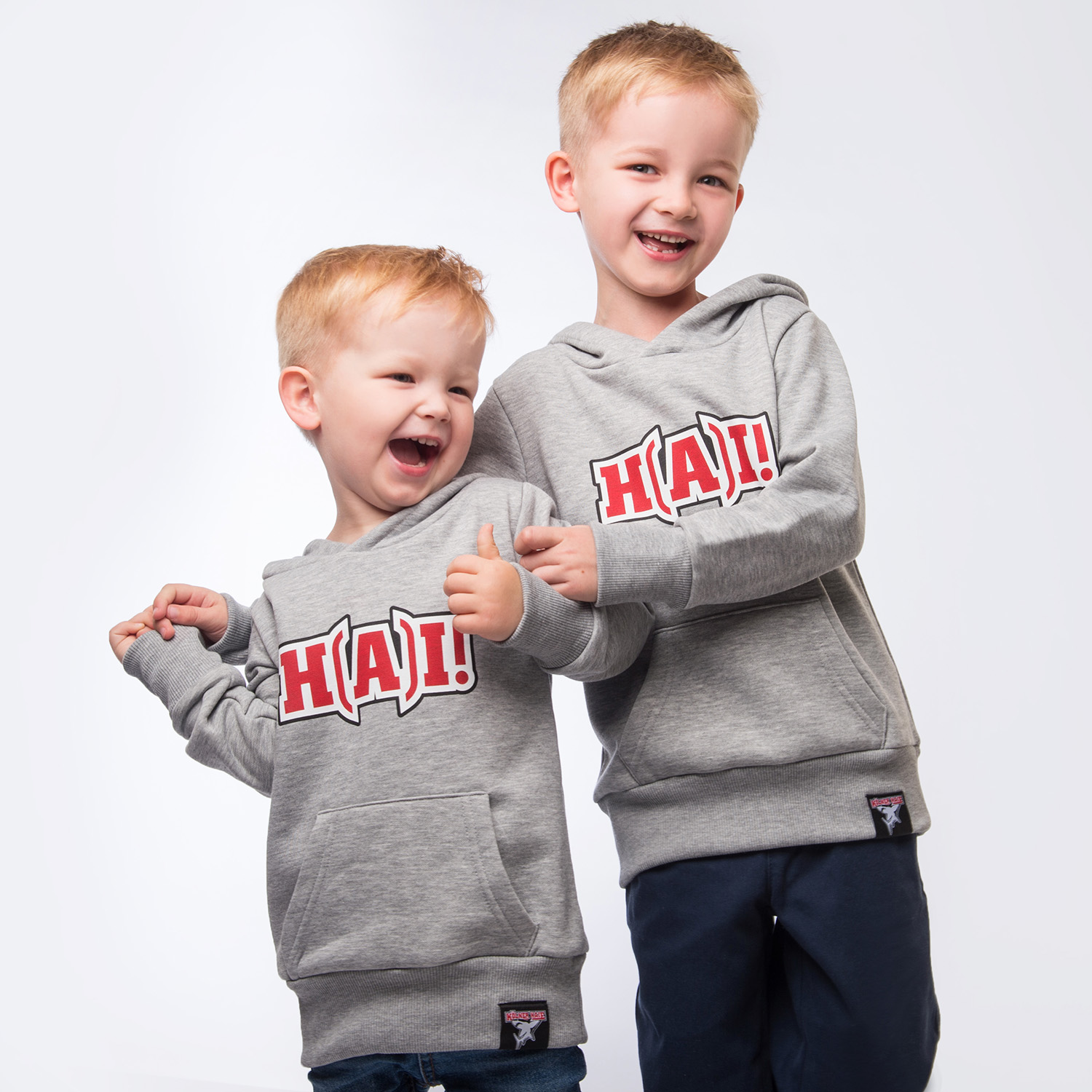 Hoodie, Graupenfarben, Kindergröße, Kapuzenpullover, Sweatshirt