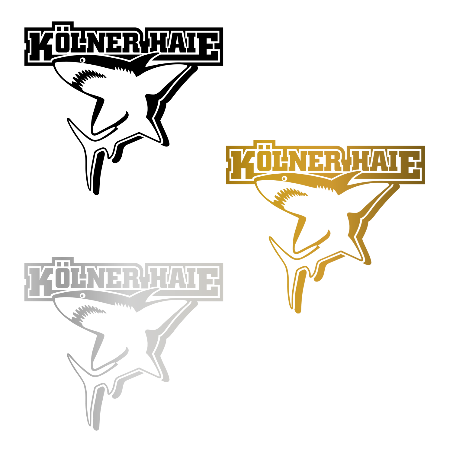 Aufkleber LOGO SET 6cm