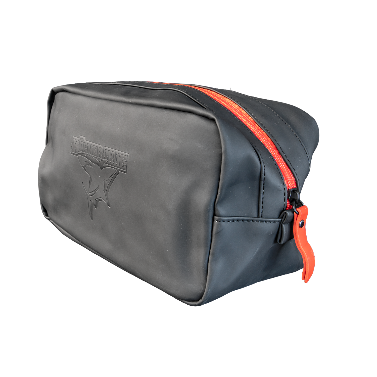 Mäppchen, Kosmetiktasche, Schwarz, Reißverschluss, Gürtelanhänger