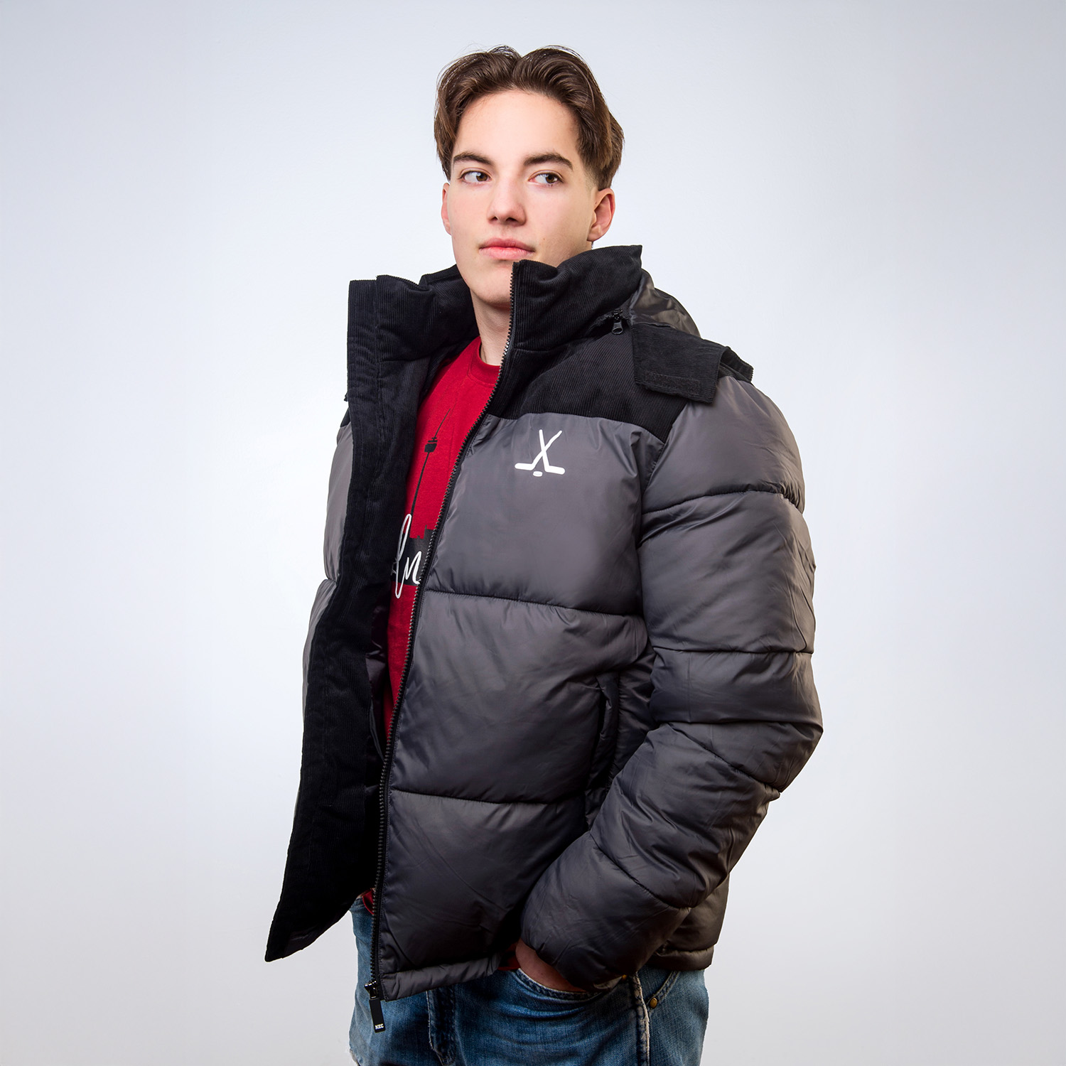 Bekleidung, Mantel, Jacke, Weste, Jeans