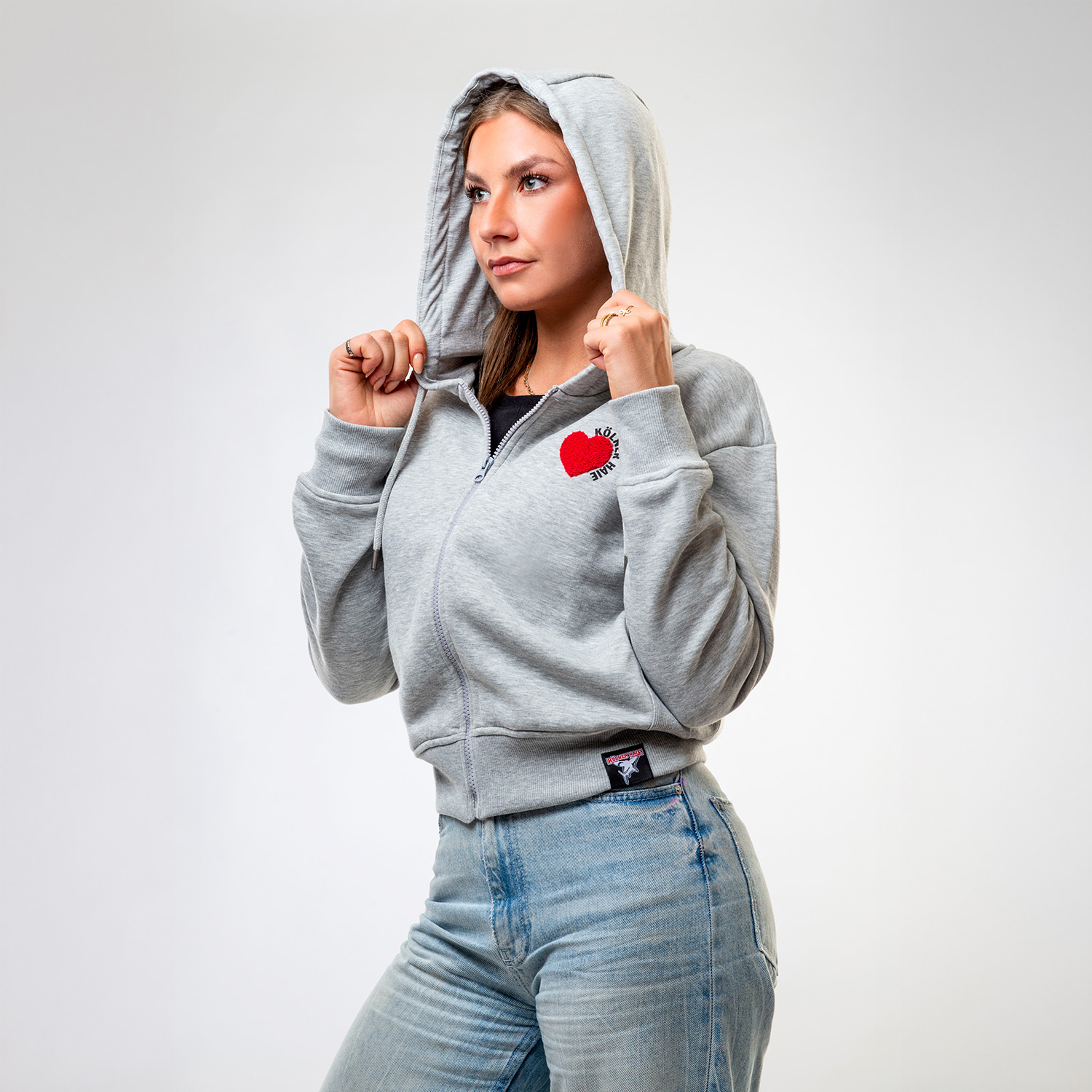 Strickwaren, Pullover, Sweatshirt, Kapuzenpulli, Kapuze