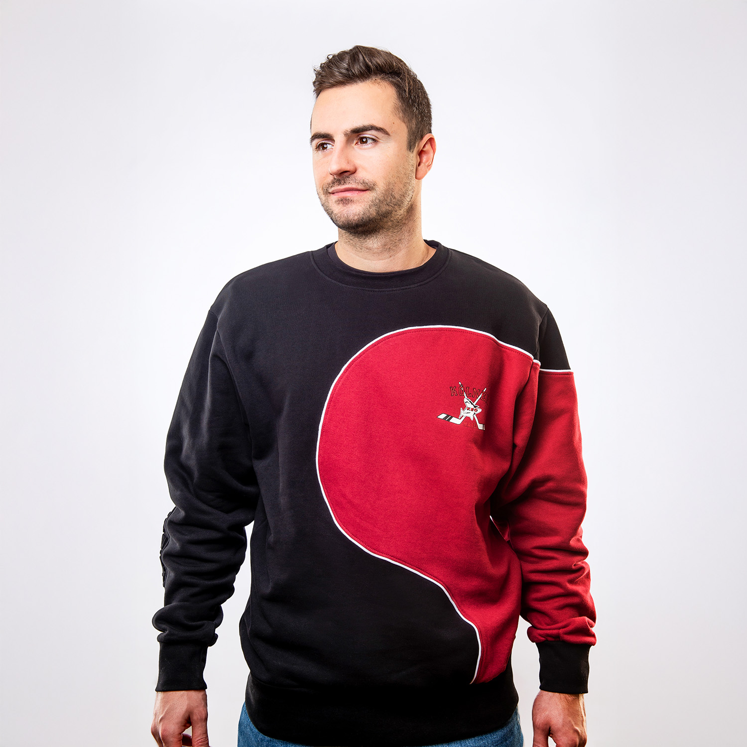 Strickwaren, Pullover, Sweatshirt, Langarm, Kapuzenpulli