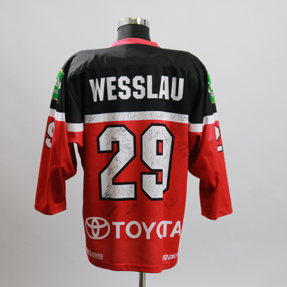 HOME JERSEY | 2015-16 | #29 WESSLAU | gr. L unterschrieben