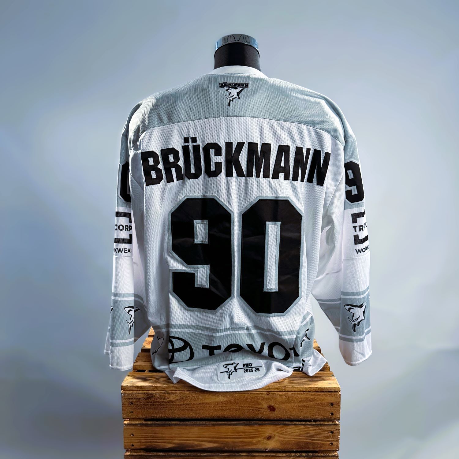 Jersey, Sportsjersey, Trikot, Rückenname Brückmann, großes Nummern-90