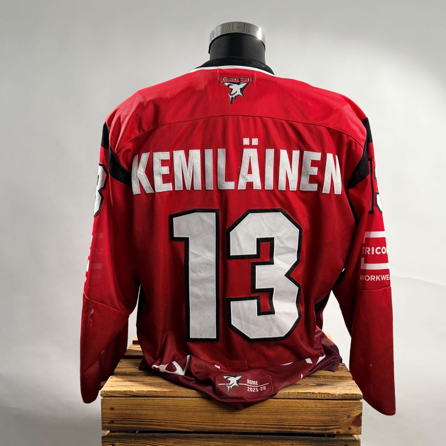 Jersey, Eishockey, Rot, Nummer 13, Kemiläinen