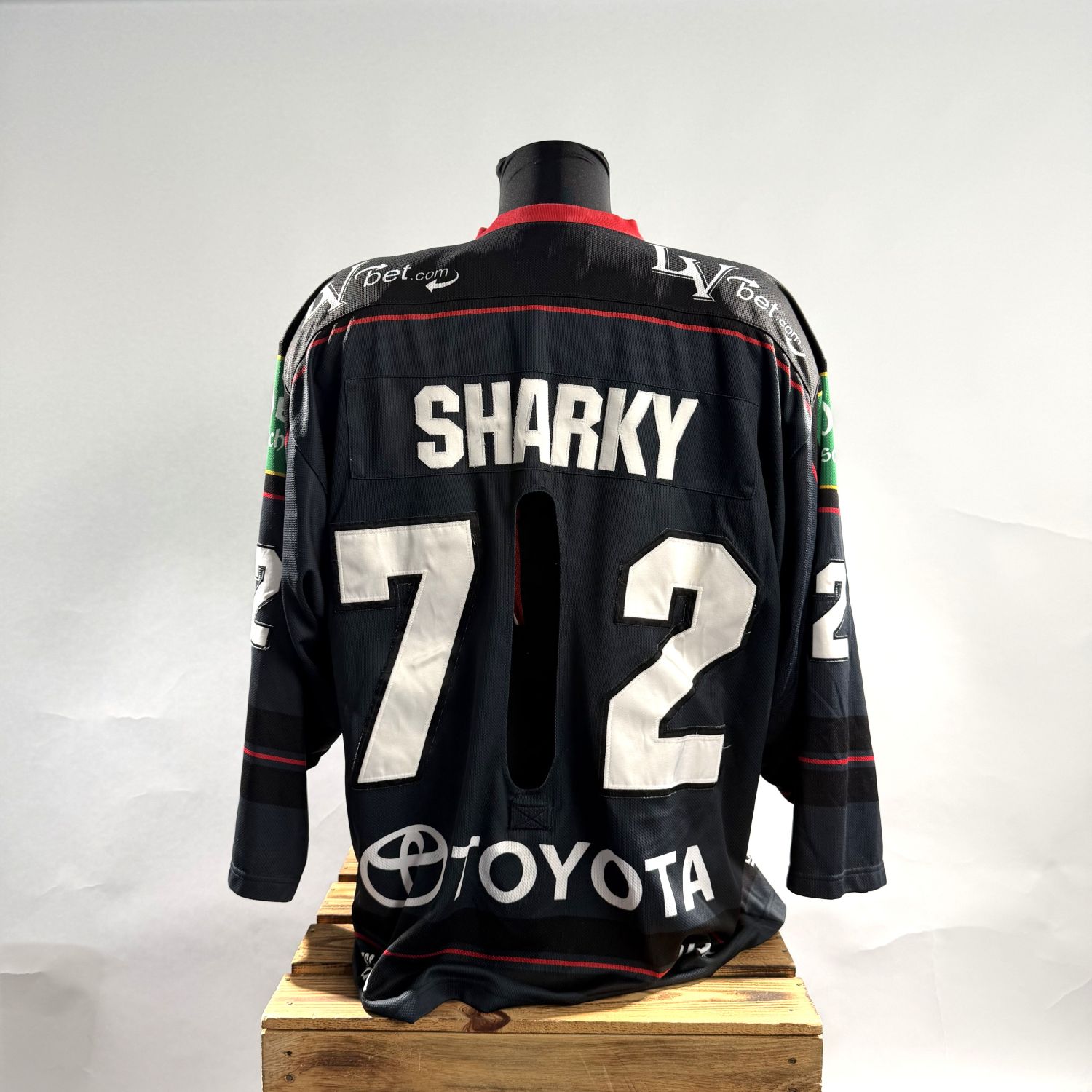 Basketball-Jersey, Replica-Jersey, Schwarz, Bedruckt, Toyota-Logo