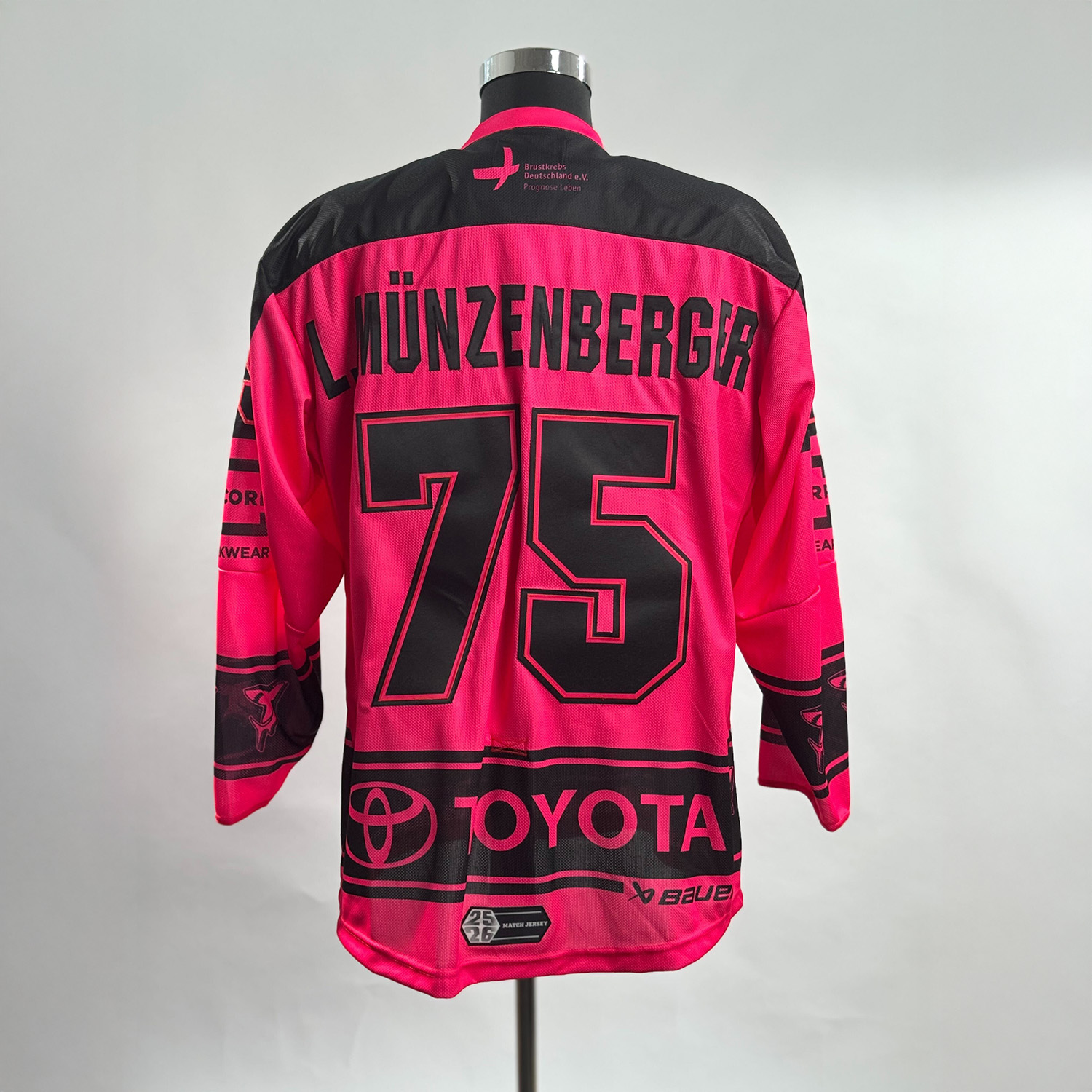 PINKTOBER | 2025-26 | #75 L. MÜNZENBERGER | gr. 2XL Bekleidung, Hemd, Mantel, Jacke, Trikot